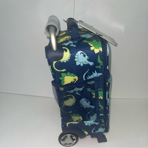 New Kids Small Carry On Luggage Bag- Perfect 4 Sleep Overs Dinosaur Theme - New! - Picture 11 of 16